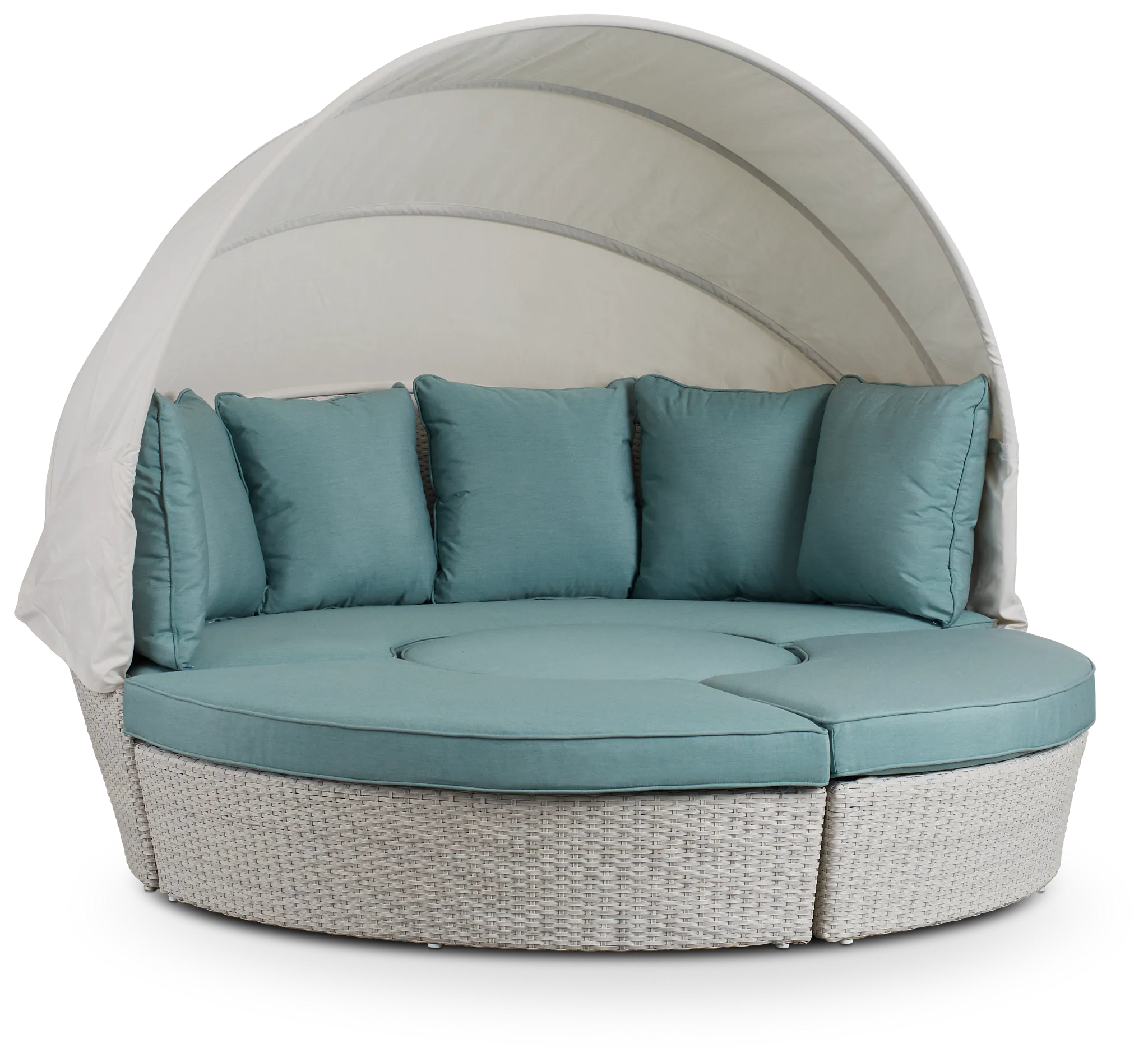 Biscayne Teal Canopy Daybed