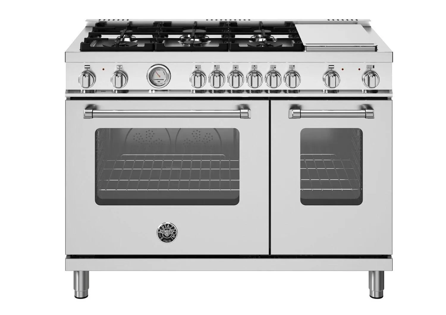 Bertazzoni 486 Series Stainless Steel 48" Dual Fuel Range