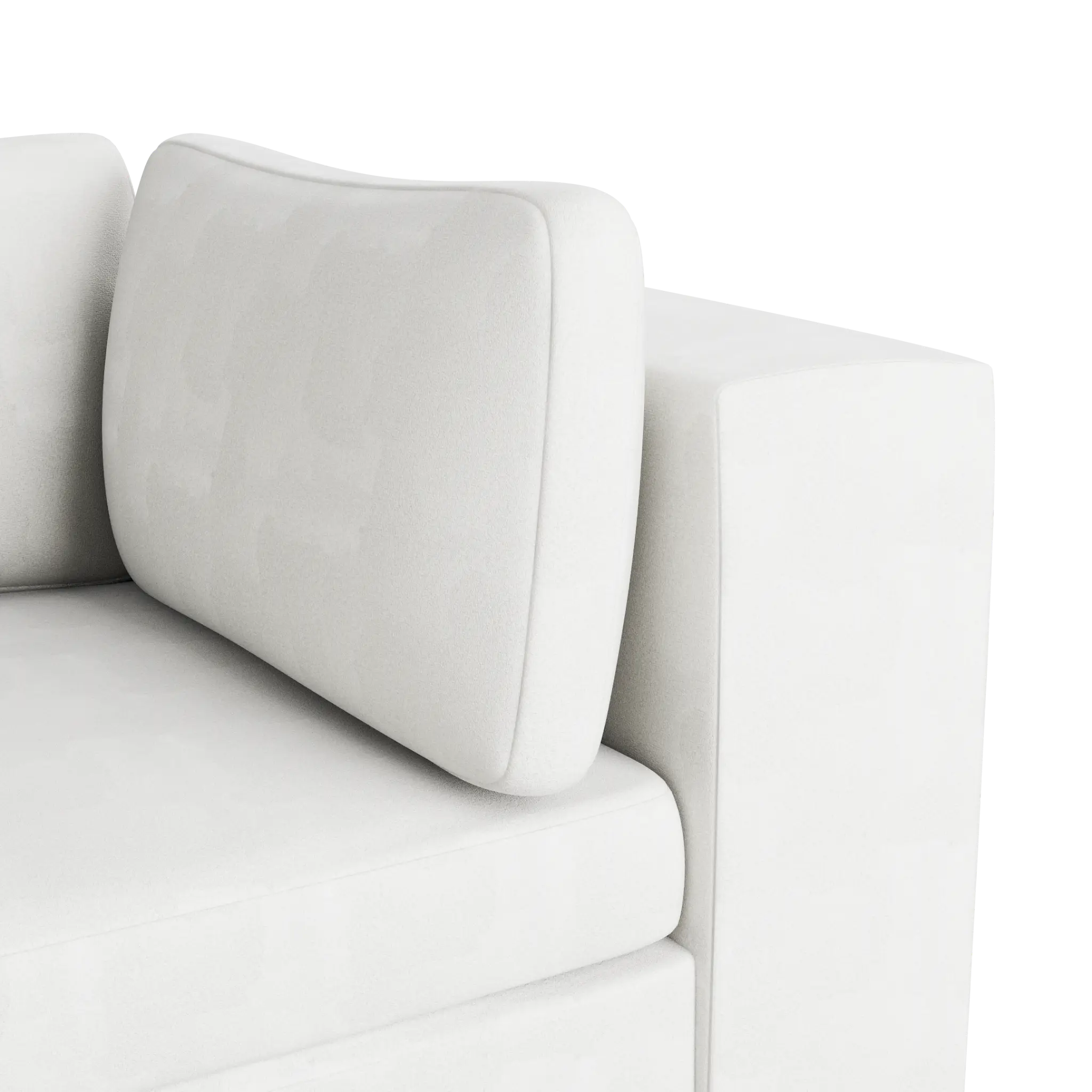 Destin Sutton White Fabric 5-piece Modular Sectional Destin Sutton White Fabric 5-piece Modular Sectional