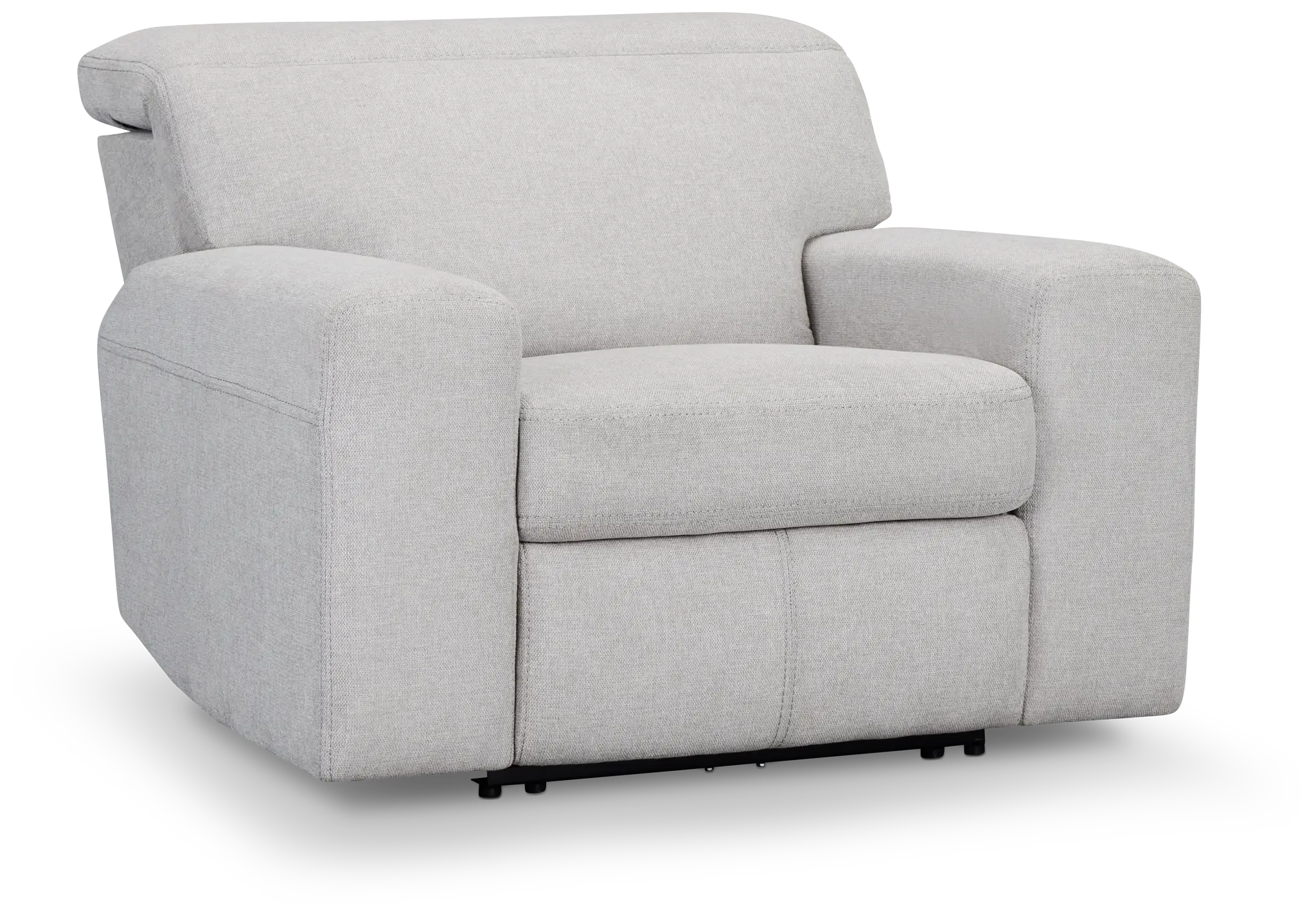 Callum Light Gray Fabric Power Recliner Callum Light Gray Fabric Power Recliner