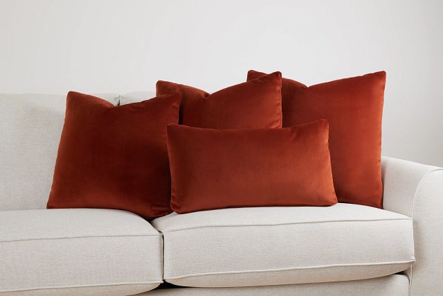 Reign Orange 24" Accent Pillow