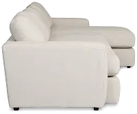 Brantley Light Beige Fabric Small Right Chaise Sectional