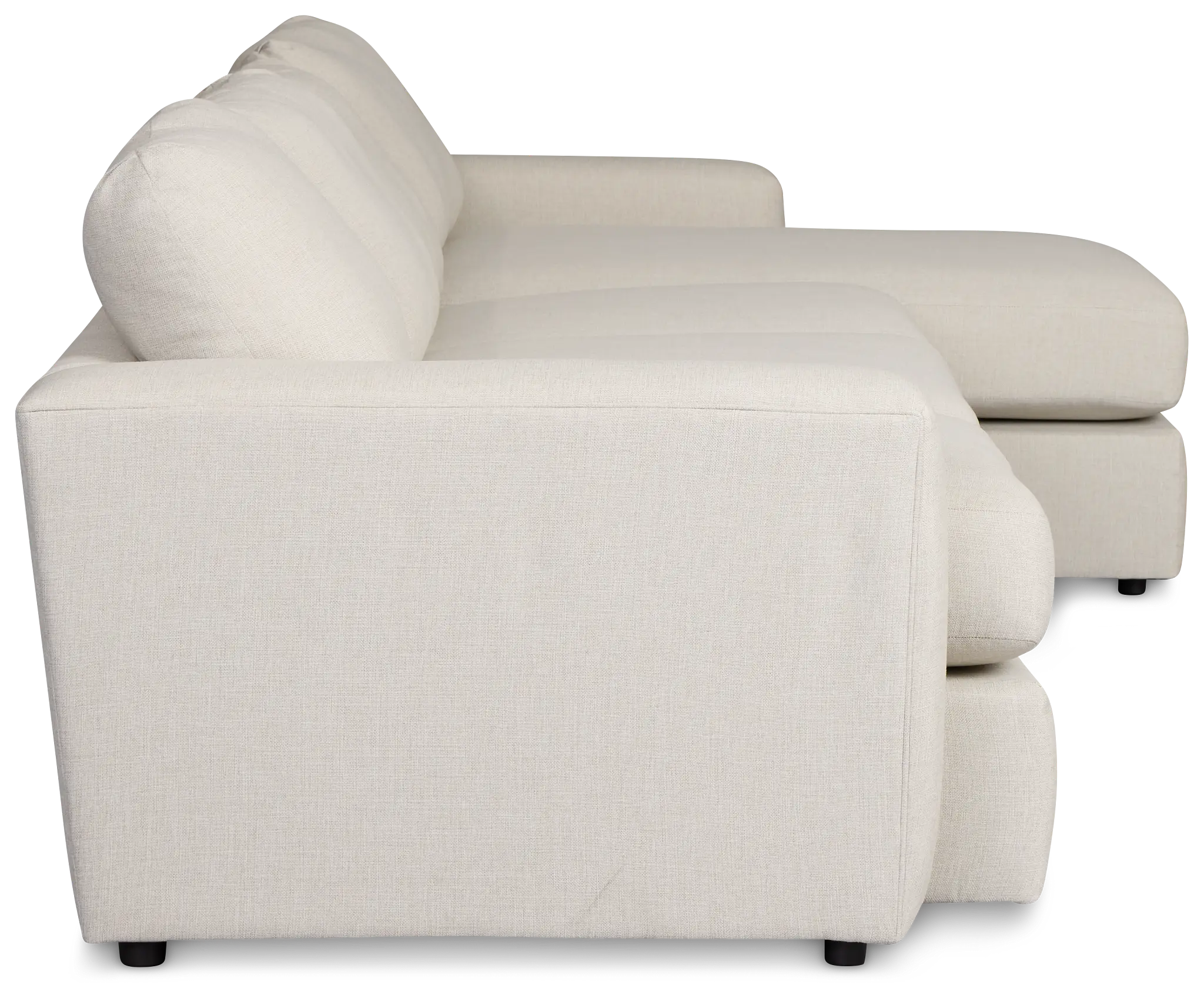 Brantley Light Beige Fabric Small Right Chaise Sectional Brantley Light Beige Fabric Small Right Chaise Sectional