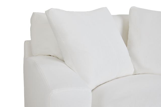 Delilah White Fabric Chair (5)