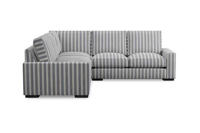 Edgewater Sea Lane Dark Blue Small Two-arm Sectional