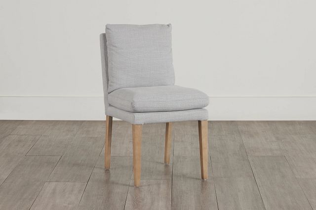 Willow Gray Fabric Upholstered Side Chair