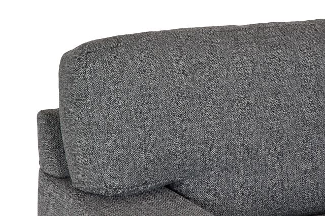 Veronica Dark Gray Down Small Left Chaise Sectional