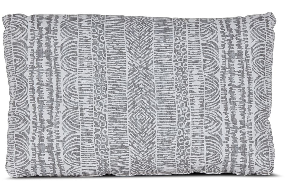 Global Gray Lumbar Accent Pillow, (0)