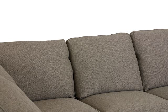Asheville Brown Fabric Small Left Bumper Sectional (6)