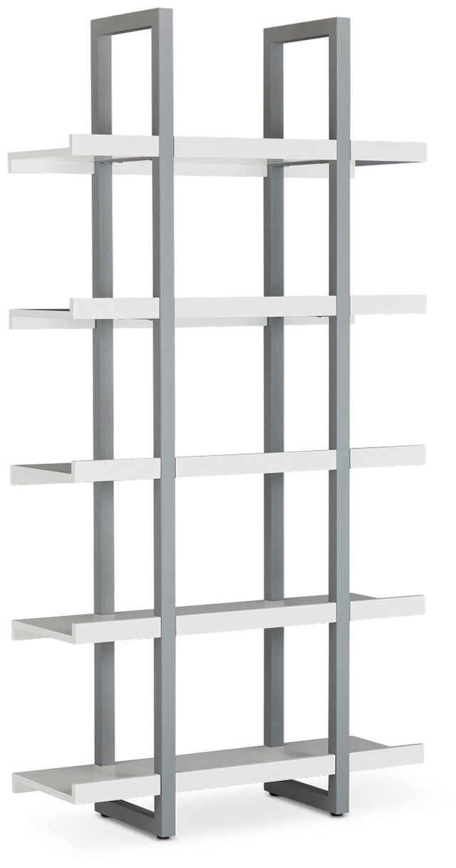 Clark White Bookcase