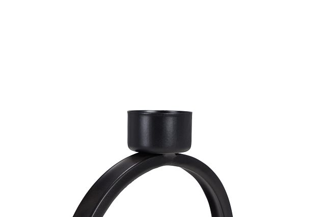 Canon Black Small Candle Holder
