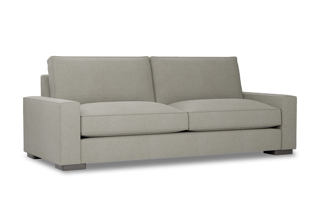 Edgewater Elite Gray 96" Sofa W/ 2 Cushions