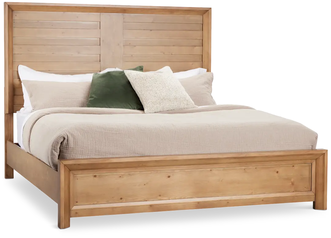 Vail Light Tone Panel Bed Vail Light Tone Panel Bed