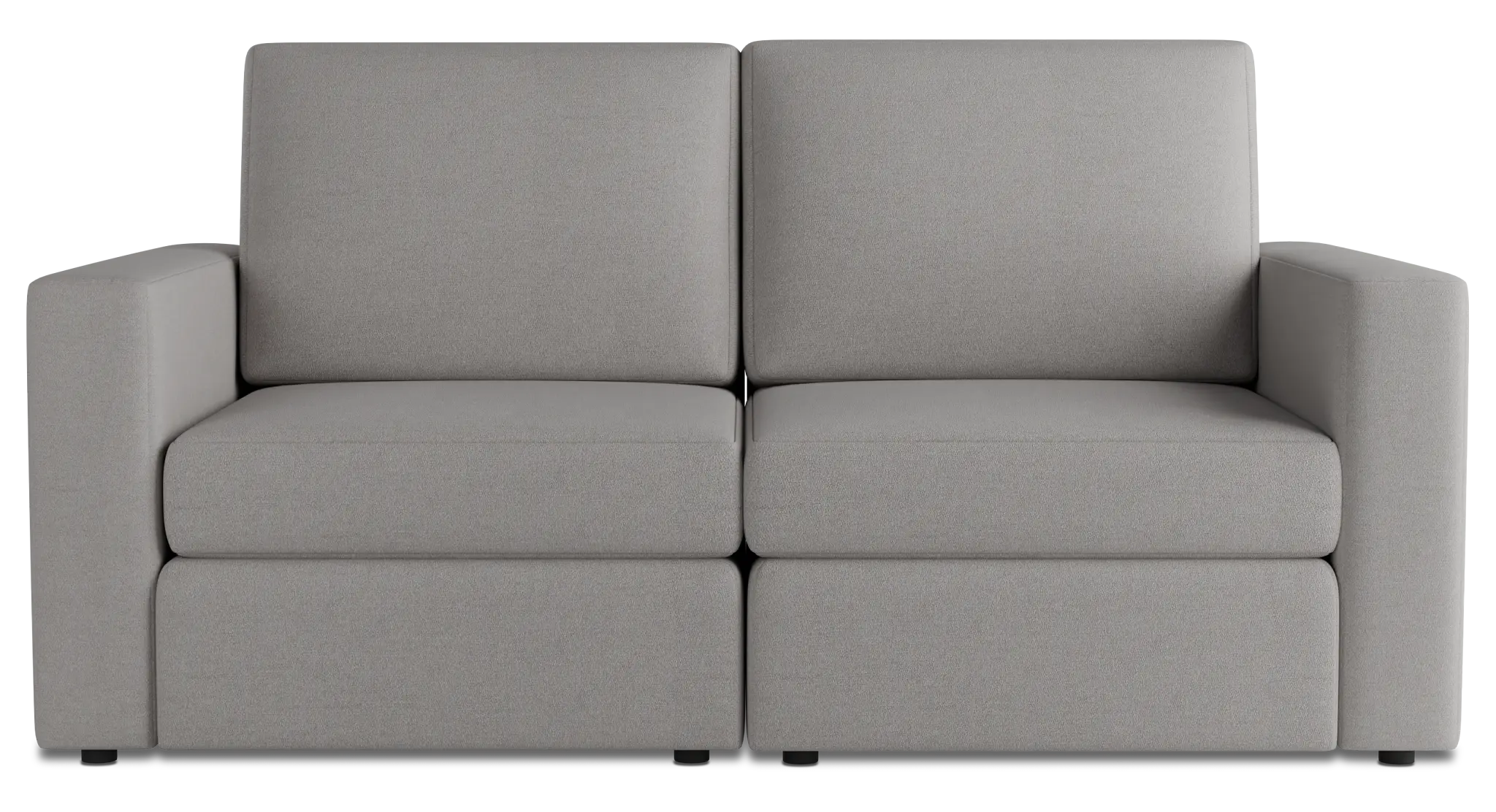 Citymod Light Gray Fabric 2-piece Modular Sofa Citymod Light Gray Fabric 2-piece Modular Sofa