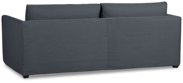 Willow 89" Navy Fabric Sofa