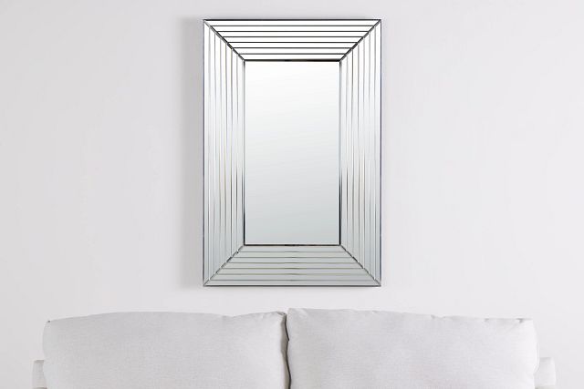 Ciara Silver Rect Mirror