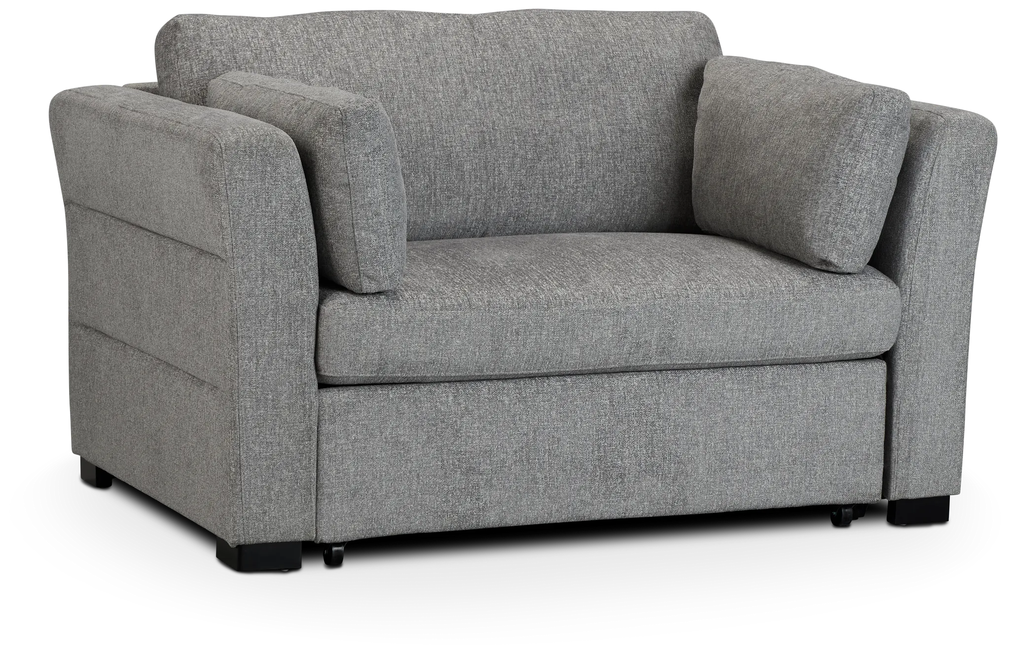 Amber Dark Gray Chair Pull-up Sleeper