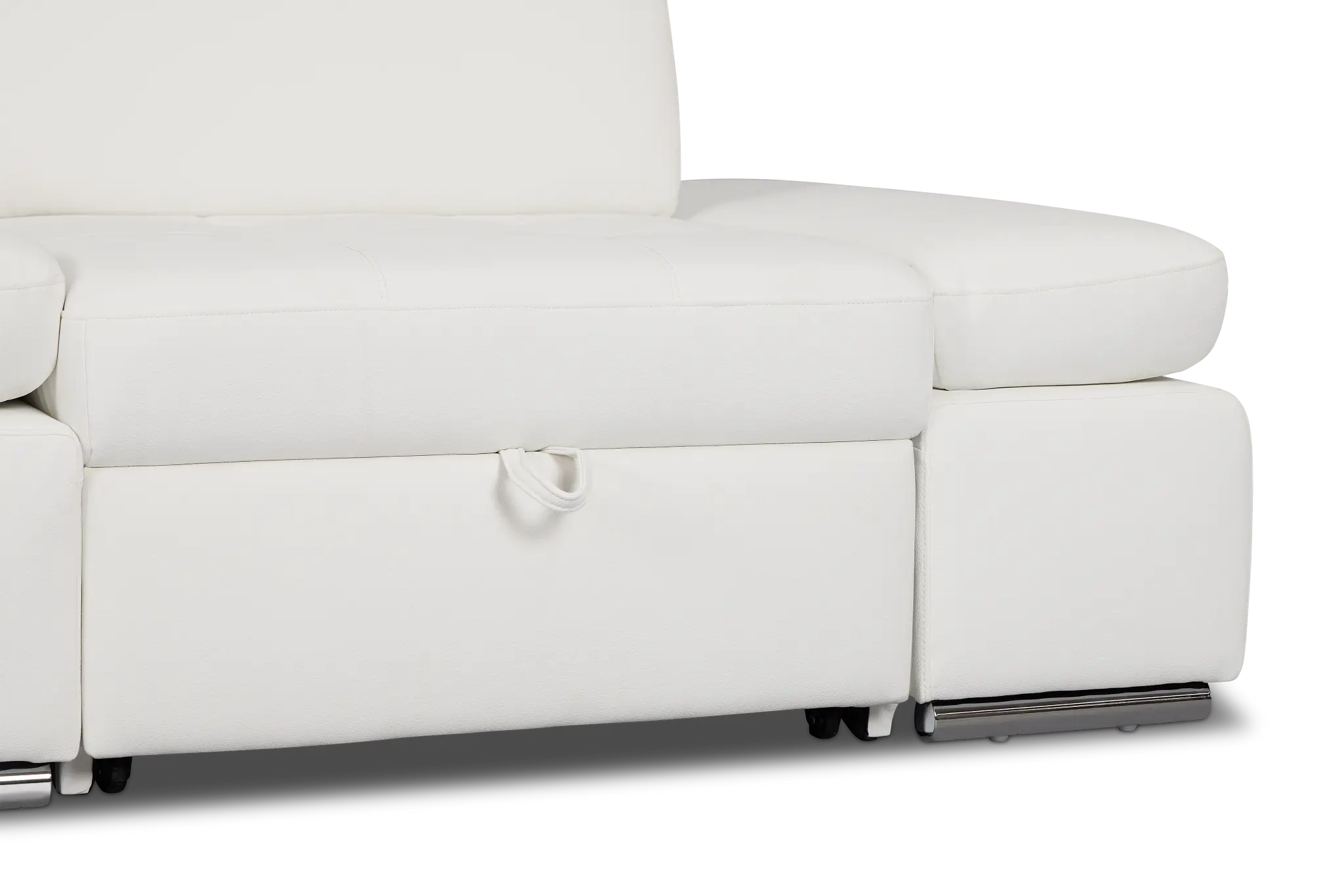 Eden White Micro Chair Pull-up Sleeper Eden White Micro Chair Pull-up Sleeper
