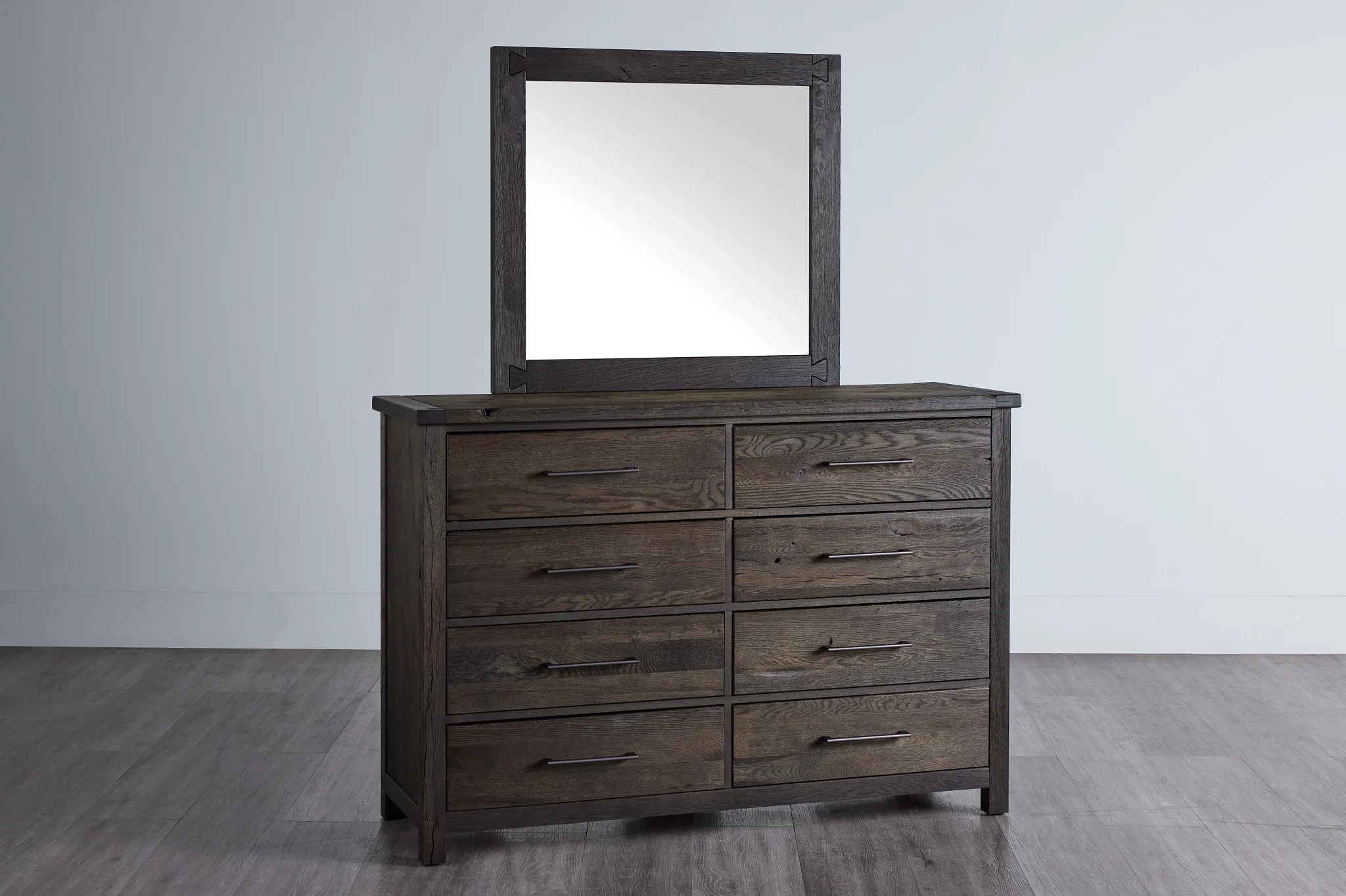 Salt Lake Dark Tone Dresser & Mirror