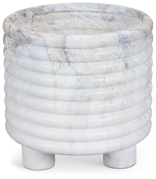 Varsha White Large Planter