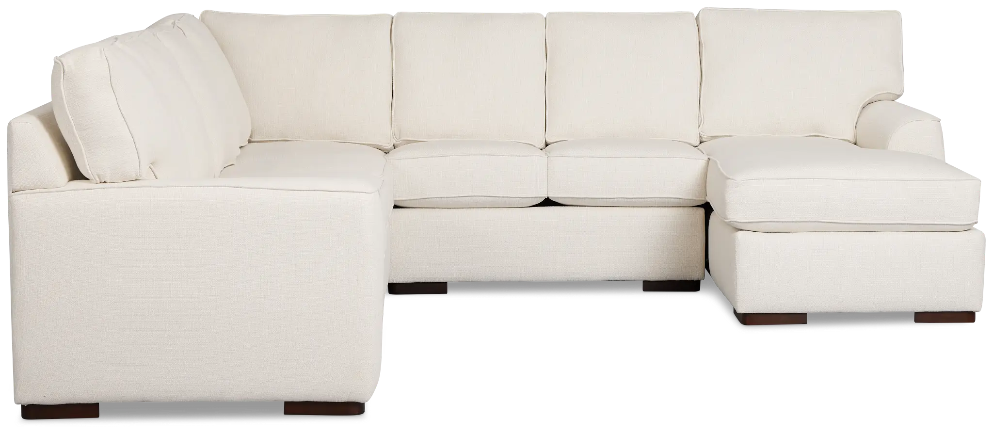 Sinclair Light Beige Fabric Large Right Chaise Sectional Sinclair Light Beige Fabric Large Right Chaise Sectional