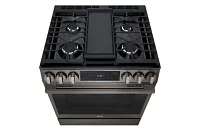 Lg 6335 Series Black Gas Range
