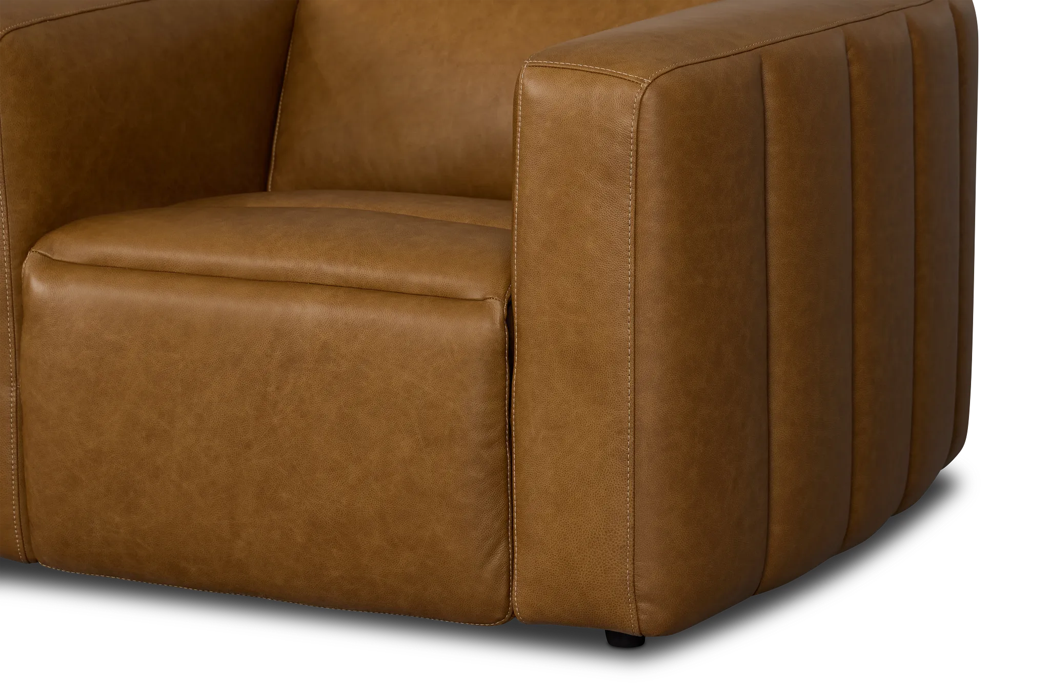 Jace Medium Brown Lthr/vinyl Power Recliner