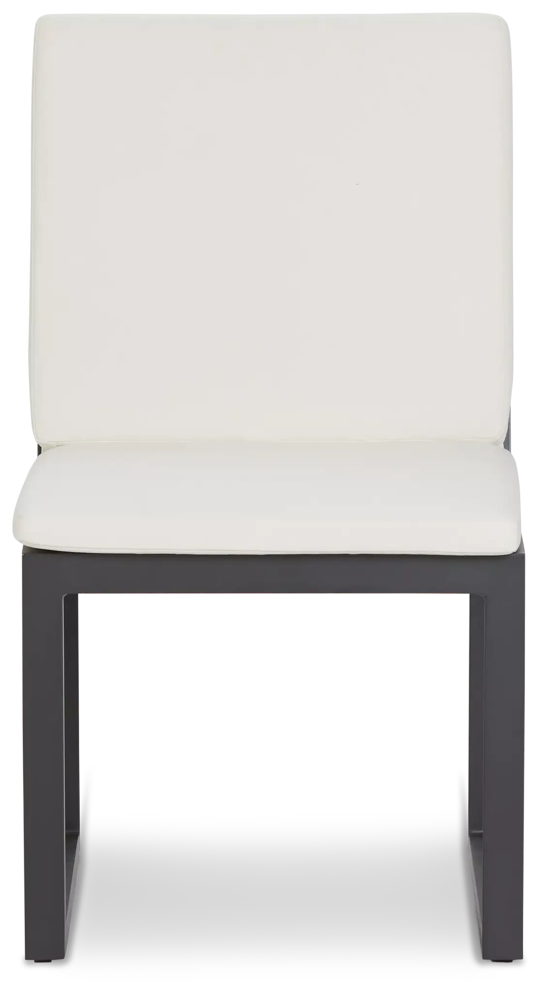 Linear Dark Gray White Aluminum Cushioned Chair Linear Dark Gray White Aluminum Cushioned Chair