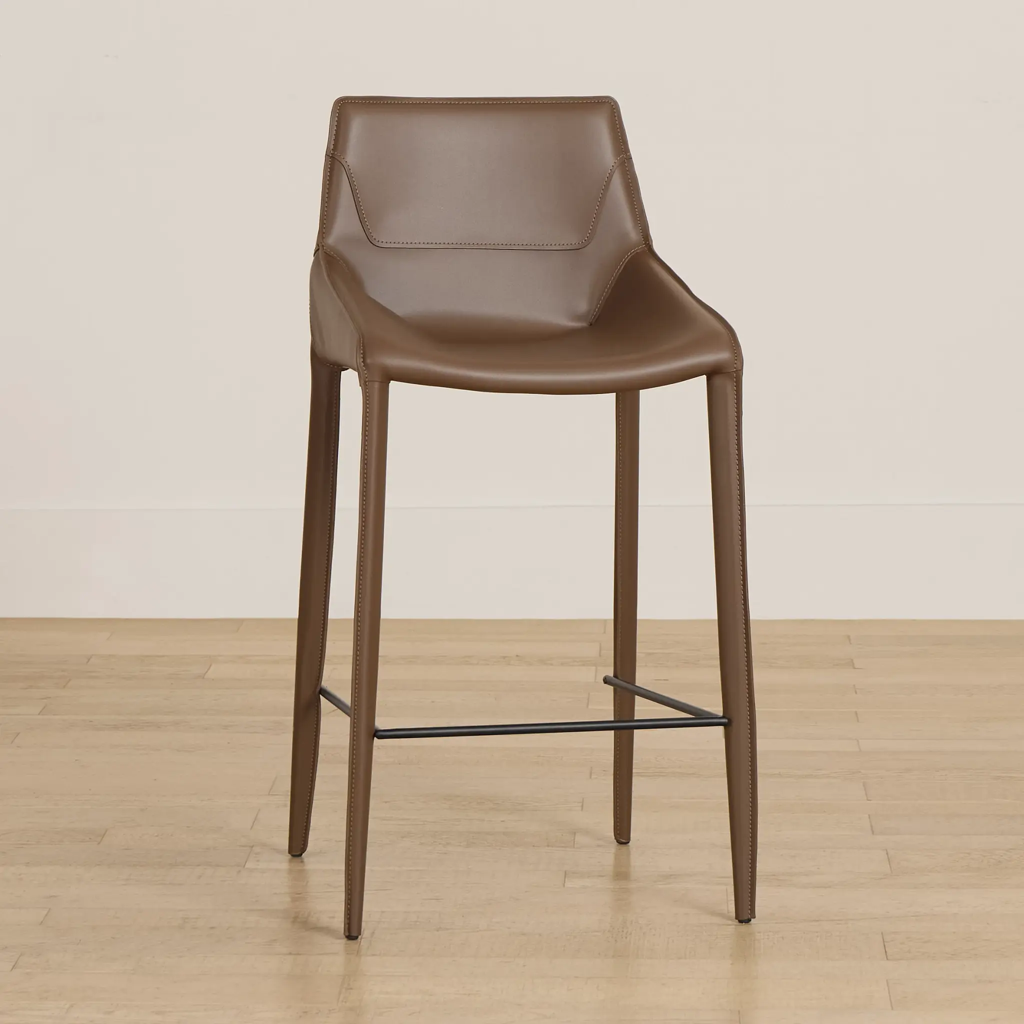 Wakefield Brown 27" Upholstered Barstool Wakefield Brown 27" Upholstered Barstool