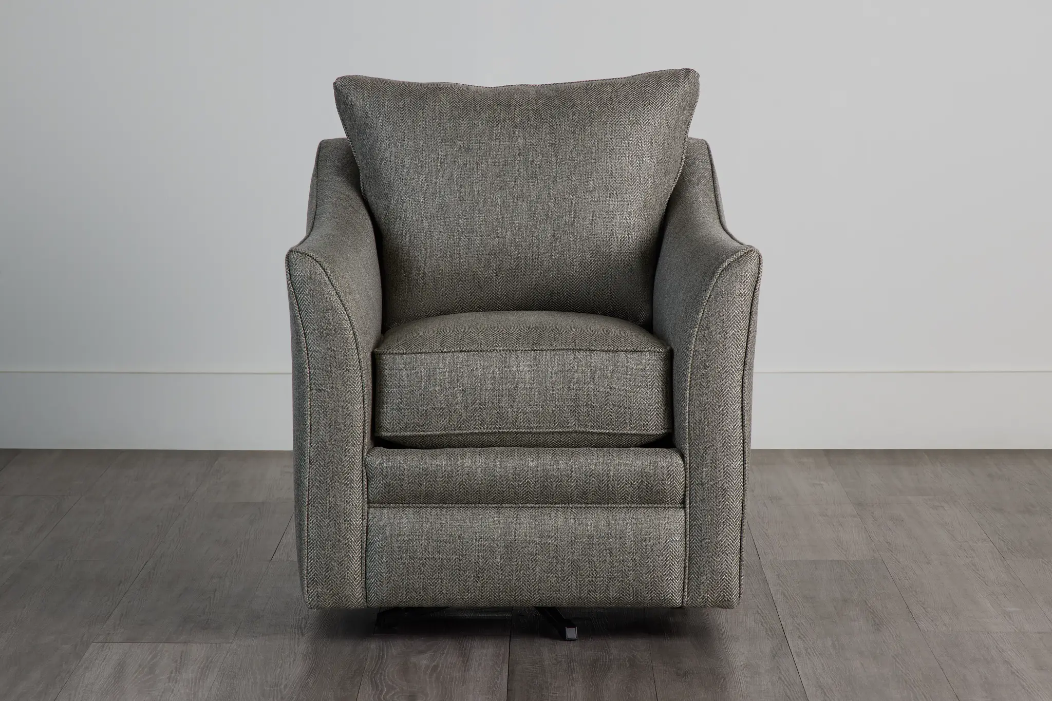 Avery Dark Gray Fabric Swivel Rocking Glider Avery Dark Gray Fabric Swivel Rocking Glider