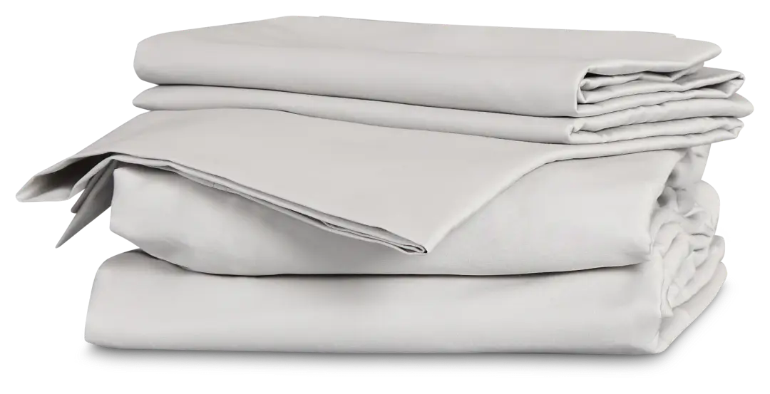 Rest & Renew Cotton Sateen Gray 300 Thread Sheet Set Rest & Renew Cotton Sateen Gray 300 Thread Sheet Set