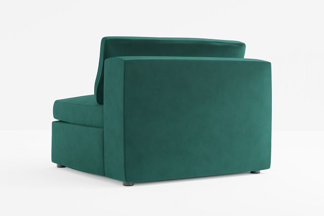 Destin Joya Green Velvet Armless Chair