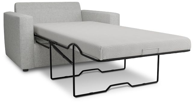 Siesta Delray Light Gray Fabric Memory Foam Sleeper