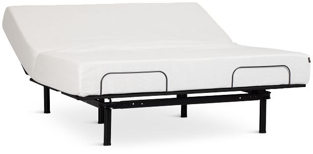 Rest & Renew By Zinus Gel Memory Foam Mattress 10" Cush Firm Slat Adjustable Mattress Set
