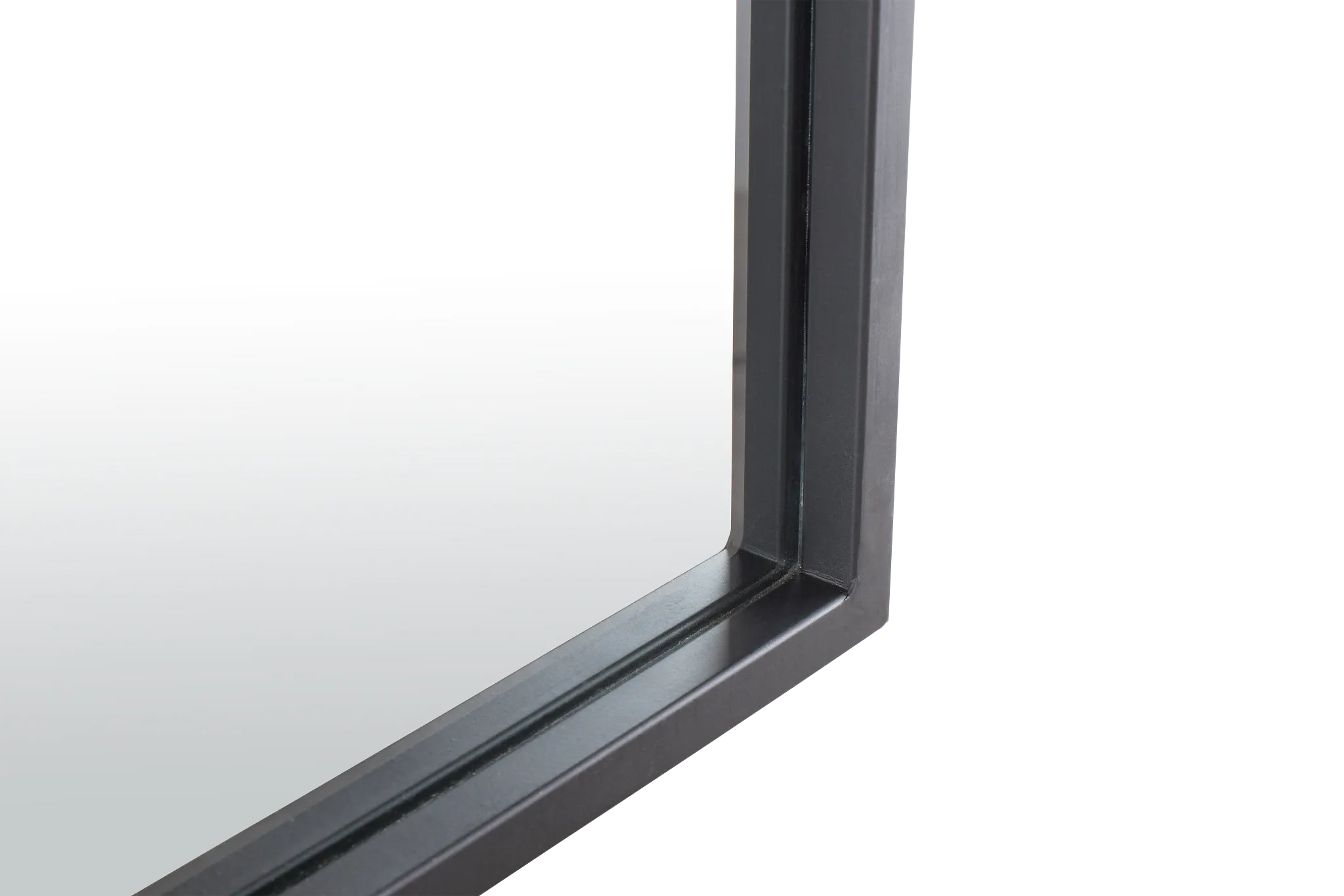 Hudson Black Medium Mirror