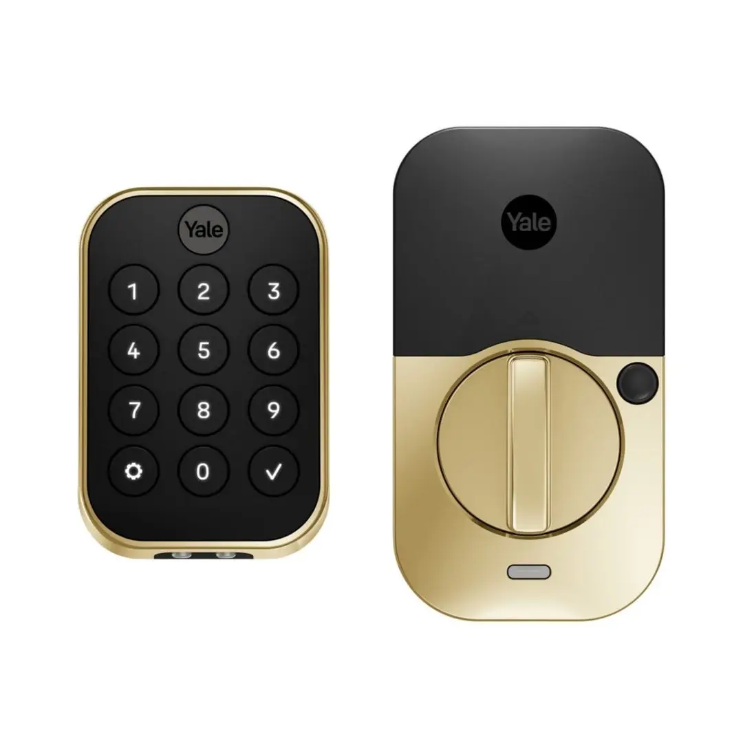 Yale Pro 2 Pushbutton Direct Wifi Brass Key-free Keypad Door Lock Yale Pro 2 Pushbutton Direct Wifi Brass Key-free Keypad Door Lock