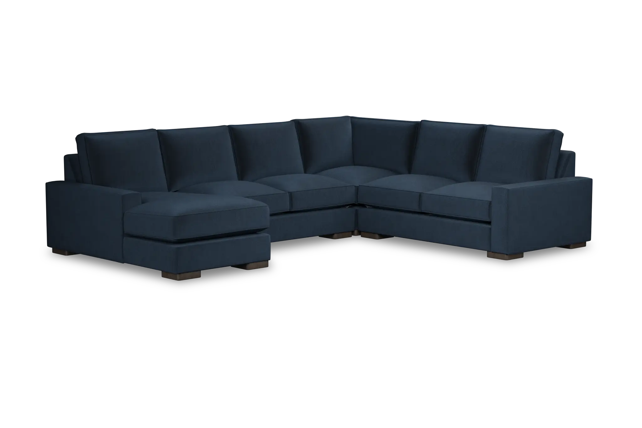 Edgewater Joya Dark Blue Medium Left Chaise Sectional Edgewater Joya Dark Blue Medium Left Chaise Sectional