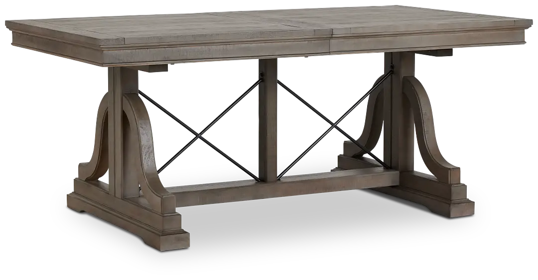 Heron Cove Light Tone Trestle Table Heron Cove Light Tone Trestle Table