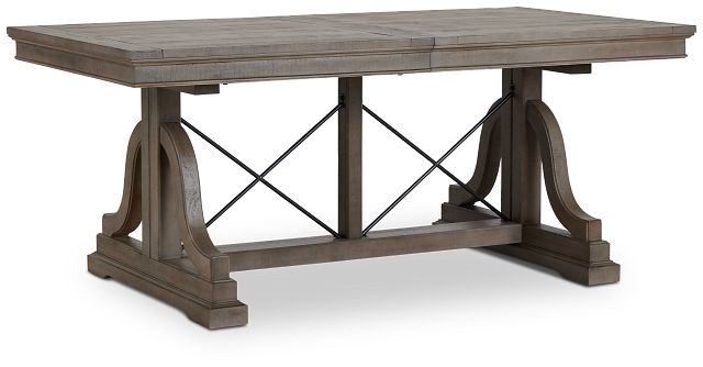 Heron Cove Light Tone Trestle Table