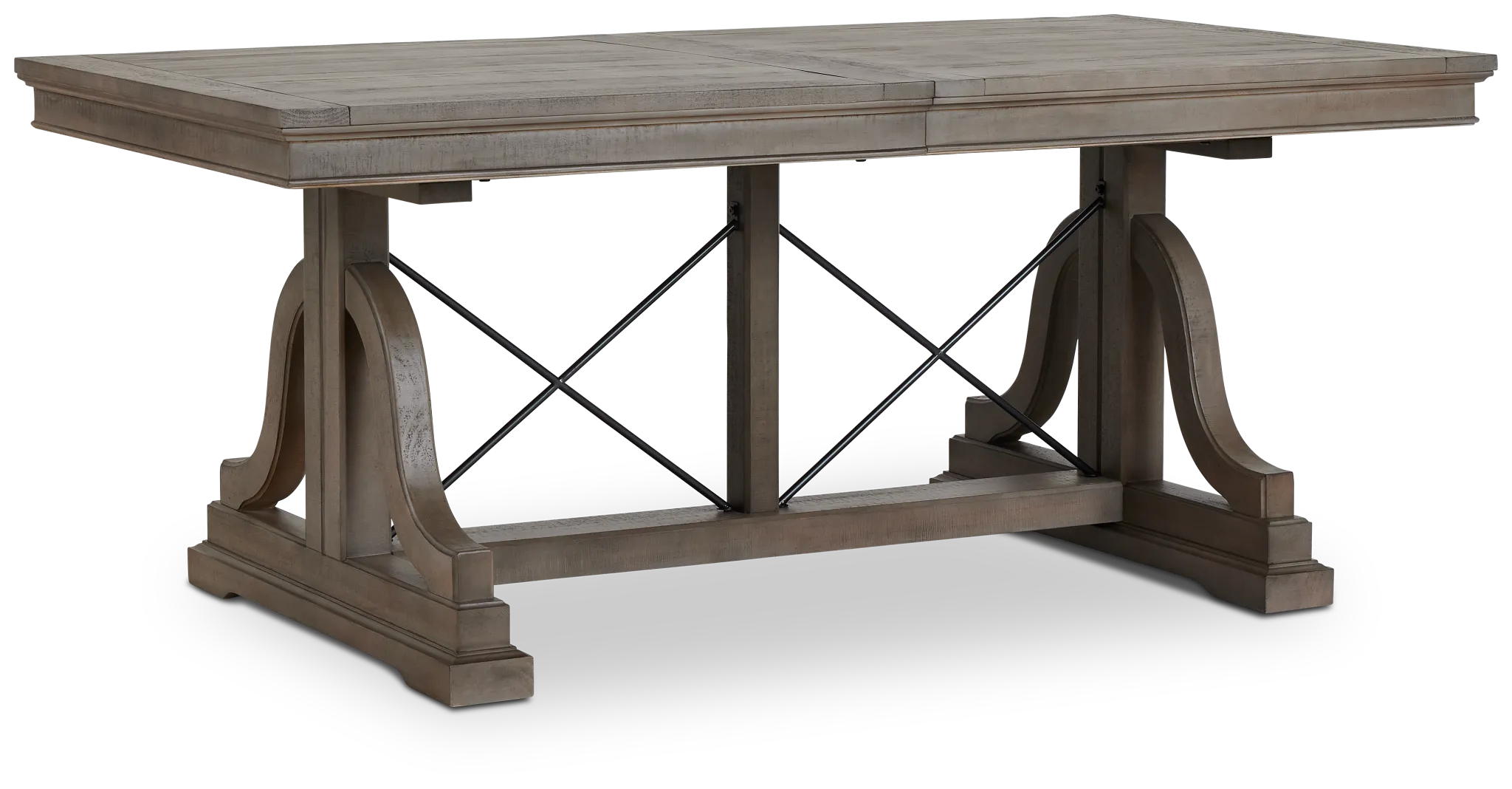 Heron Cove Light Tone Trestle Table