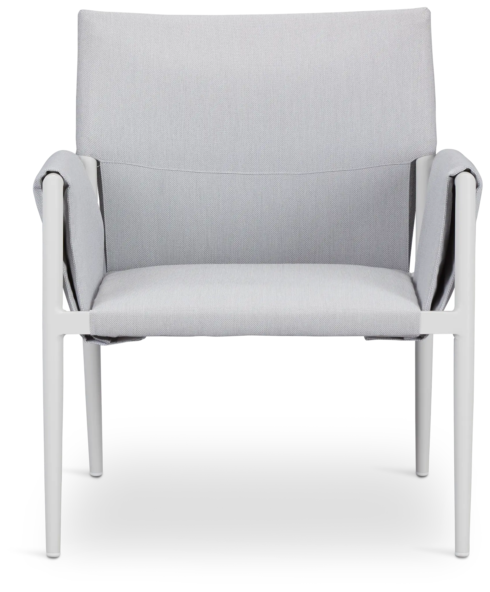Barbados White Aluminum Sling Arm Chair Barbados White Aluminum Sling Arm Chair