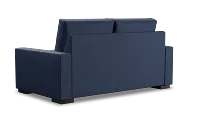 Edgewater Revenue Dark Blue Loveseat