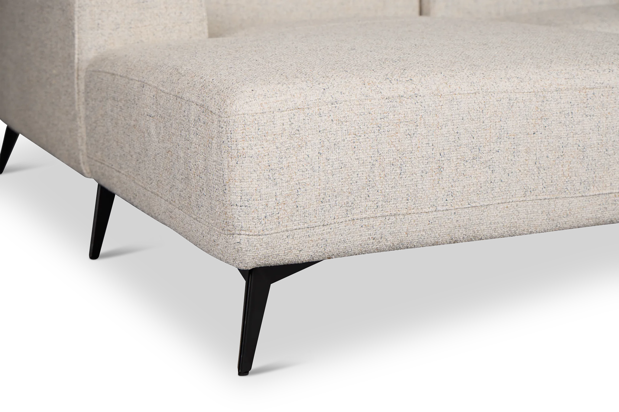 Alina Beige Fabric Left Chaise Sectional