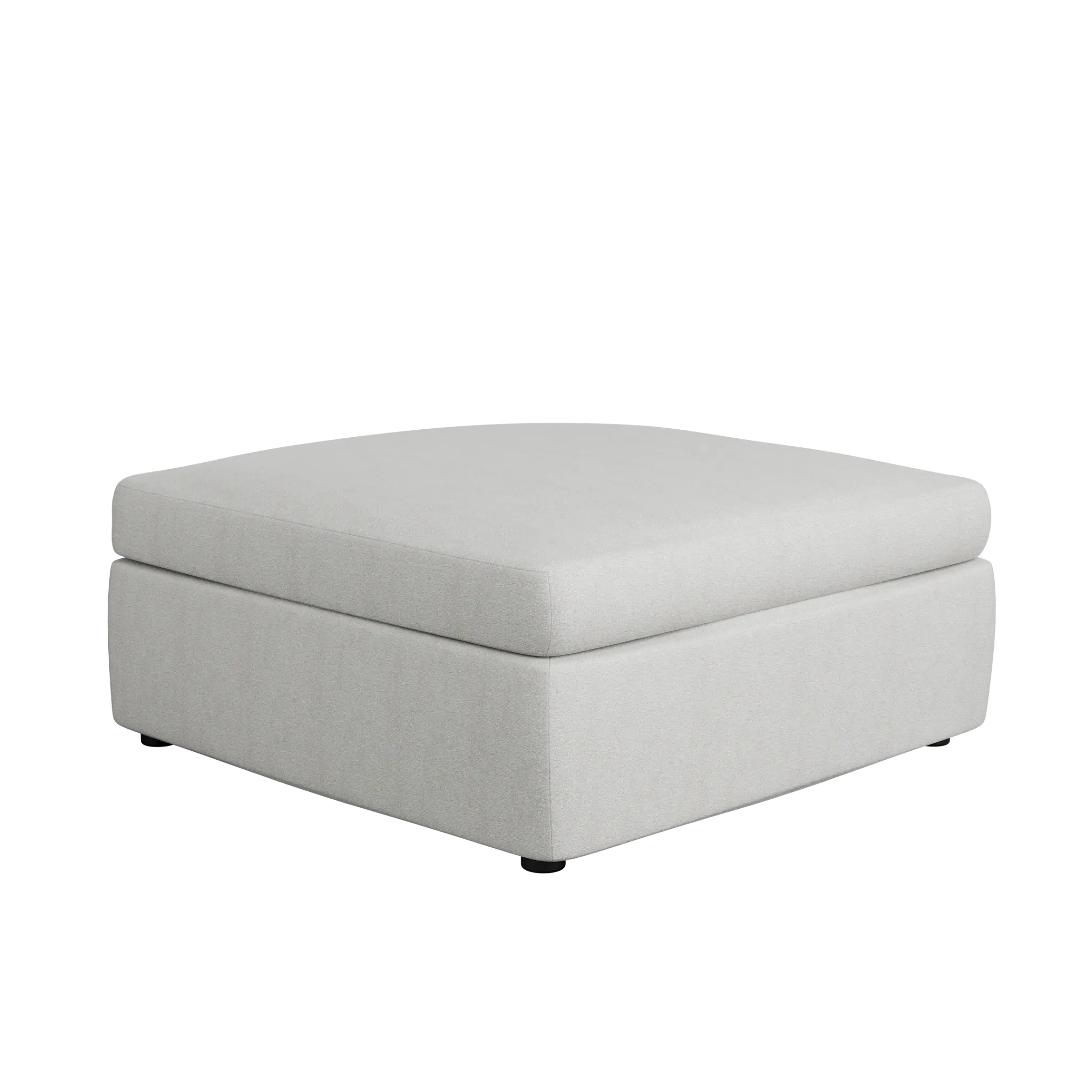 Destin Sutton Gray Fabric Cocktail Ottoman Destin Sutton Gray Fabric Cocktail Ottoman