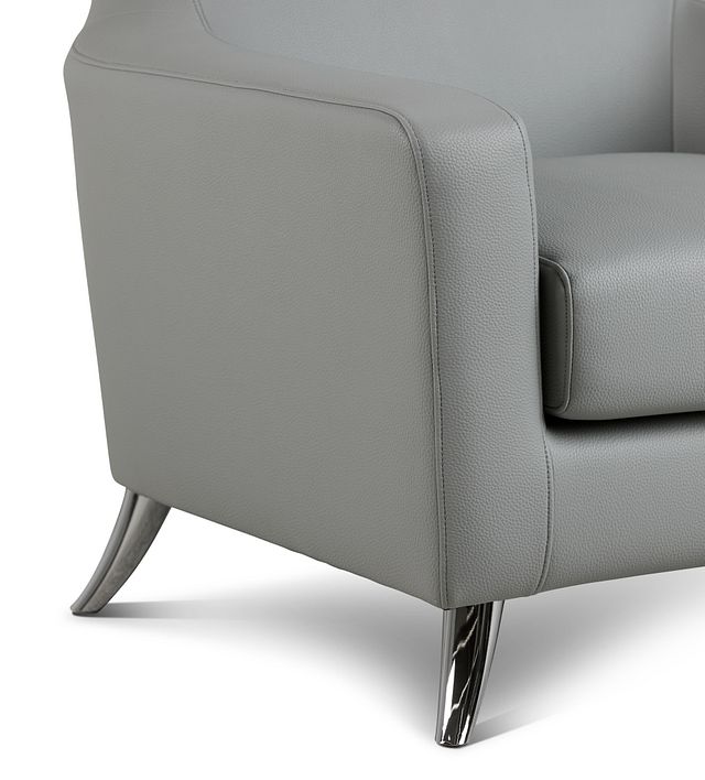 Zane Dark Gray Micro Accent Chair