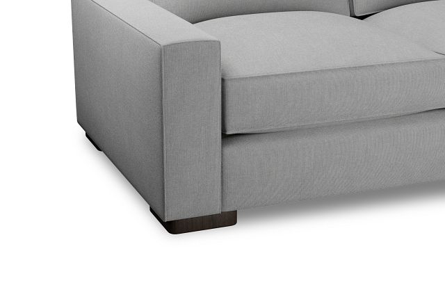 Edgewater Suave Gray Small Two-arm Sectional