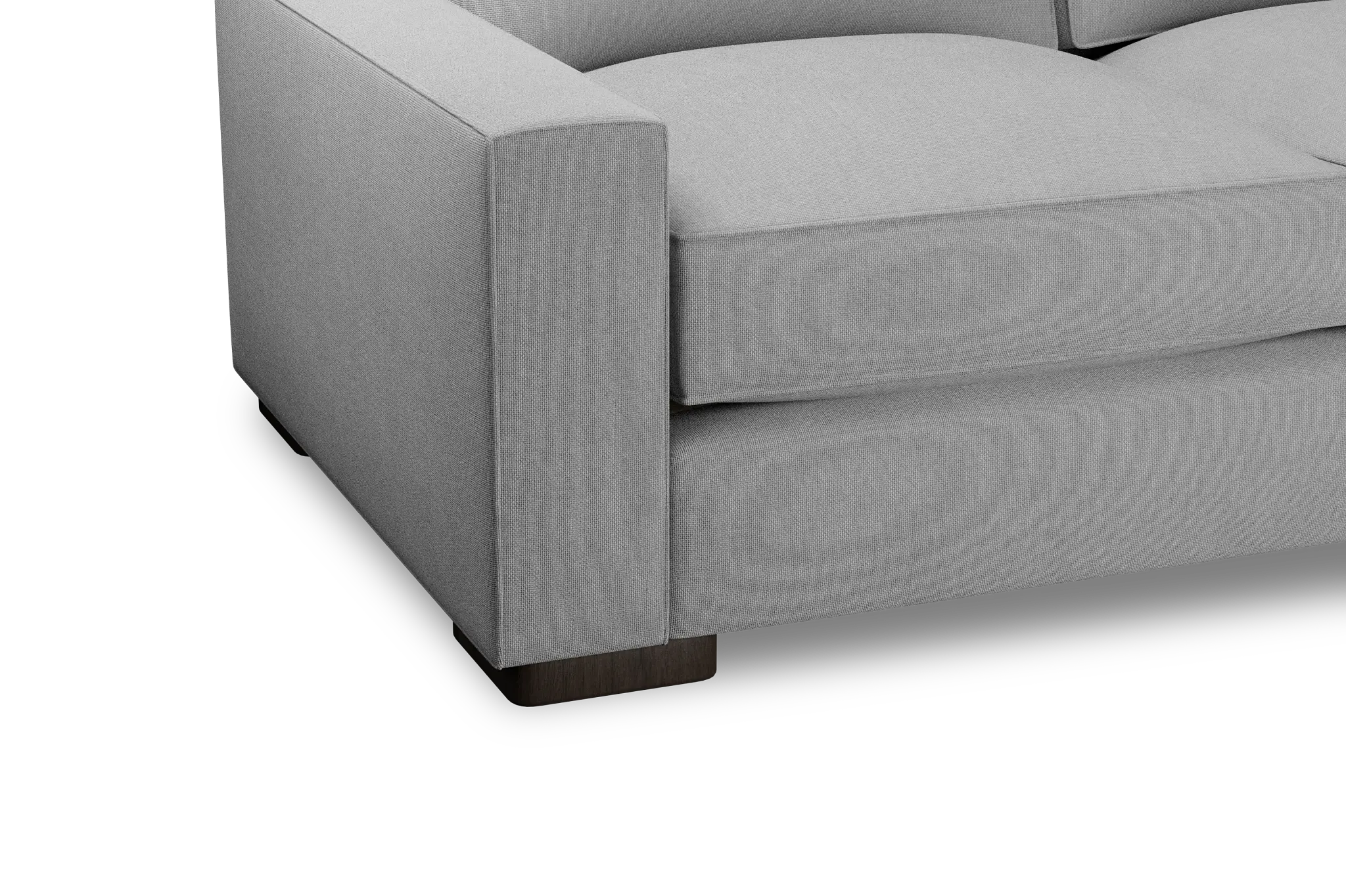 Edgewater Suave Gray Small Two-arm Sectional Edgewater Suave Gray Small Two-arm Sectional