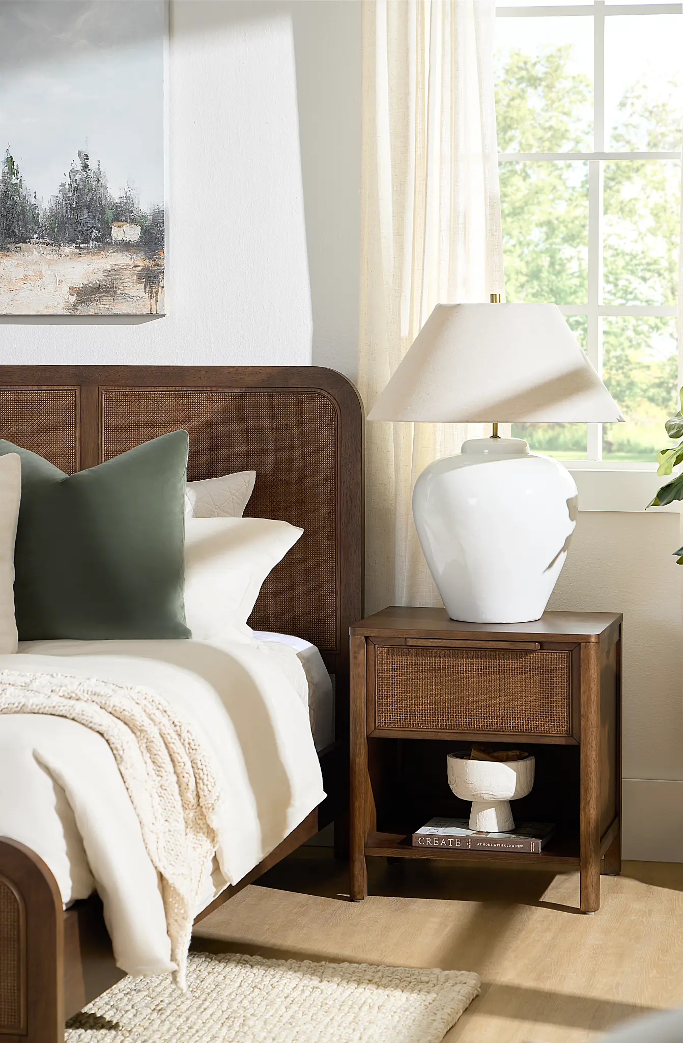 Pacific Mid Tone 1-drawer Nightstand Pacific Mid Tone 1-drawer Nightstand