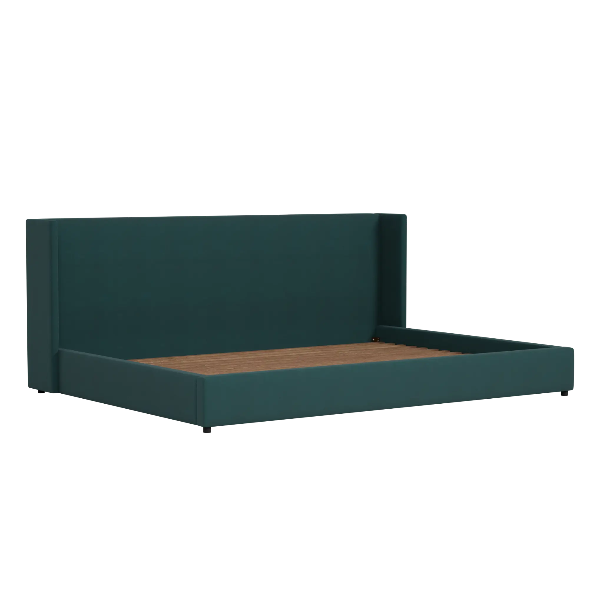 Captiva Joya Green 48" Upholstered Shelter Bed Captiva Joya Green 48" Upholstered Shelter Bed