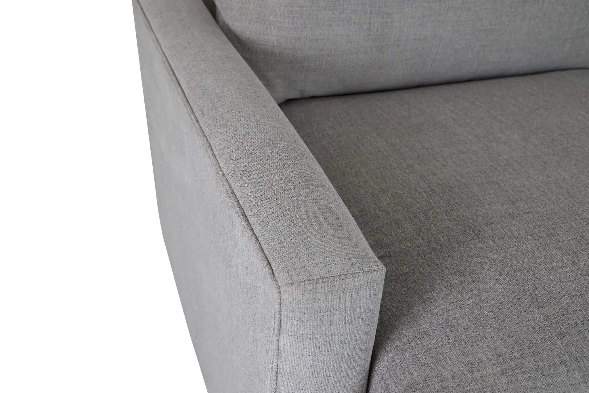 Noah Gray Fabric Small Two-arm Sectional Noah Gray Fabric Small Two-arm Sectional